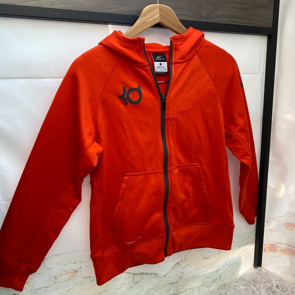 Youth Kevin Durant Nike Therma-Fit Full Zip Athletic Hoodie Jacket - Picture 1 of 13